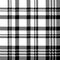 Abstract check pixel plaid seamless pattern black white