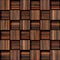Abstract checkered pattern - seamless background - Ebony wood