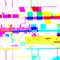 Abstract chemical glitching effect. Random digital signal error. Abstract contemporary texture background colorful pixel mosaic.