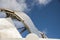 Abstract of Chicago Skyline Amphitheater In Millennium Park