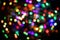 Abstract christmas color lights background