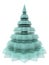 Abstract Christmas Crystal Diamond Tree