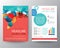 Abstract Circle design Brochure Flyer Layout template