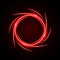 Abstract Circle Neon Light Red Frame, halo vector background