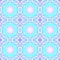 Abstract circles and diamond pattern turquoise pink violet purple