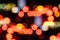 Abstract circular bokeh of Christmas light background