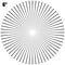 Abstract Circular Geometric Burst Rays On White. EPS 10 vector