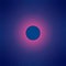 Abstract Circular Pink Halftone Dots Pattern in Dark Blue Background
