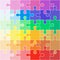 Abstract color Background icon Illustration jigsaw puzzle