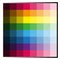 Abstract color palette. Rainbow graphic. Vector illustration. stock image.