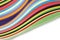 Abstract color wave rainbow strip paper background