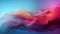 Abstract colorful background multicolored wavy transparent structures