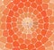 Abstract colorful background. Orange marble mosaic flooring with natural stones.