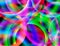 Abstract colorful blurry circles wallpaper