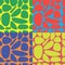 Abstract colorful bright seamless pattern background.