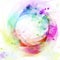 Abstract colorful circle background