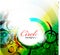 Abstract colorful circle banner background