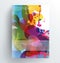 Abstract colorful cover design