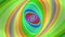 Abstract colorful ellipse spiral background - seamless loop