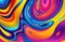 Abstract Colorful fluid background closeup. Highly textured. High-quality details. Liquid form an abstract background.