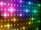 Abstract colorful glittering light wall background.