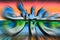 Abstract colorful graffiti backdrop with high speed motion blur