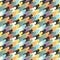 Abstract colorful houndtooth pattern background