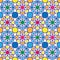 Abstract colorful islamic pattern, geometric design patern