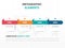 Abstract colorful label business timeline Infographics elements, presentation template flat design vector illustration for web