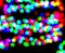 Abstract colorful luminous dots