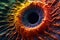 abstract colorful melted eye generative ai