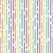 Abstract colorful rainbow dash line vertical stripes pattern samless background vector design