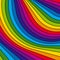 Abstract colorful rainbow stripes. Vector.