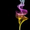 Abstract colorful smoke