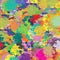 Abstract Colorful Spectrum Artist Painting Pallete Board Background Pattern Texture