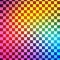 Abstract colorful square transparent background. Vector