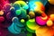 Abstract colorful wallpapers. Color Blend Rainbow. Modern and colorful background