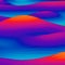 Abstract colorful wavy background in bright rainbow colors.