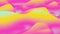 Abstract colorful wavy background in bright rainbow colors.