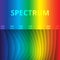Abstract colorfull background. Rainbow. Visible spectrum. Childish design template. Vector Illustration. EPS10. Spectral