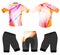 Abstract colors cycling vest sports t-shirt