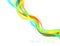 Abstract colors flowing vector