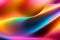 Abstract colourful curved waves in motion. Gradient design, fluid, iridescent, holographic, element for backgrounds, wallpapers.