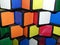 Abstract, colours, squares, puzzles