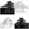 Abstract Construction Structure Vector