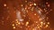 Abstract Copper Color Defocused Lights Background Design