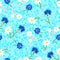 Abstract Cornflowers blue dots-01