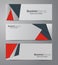 Abstract corporate business banner template