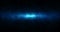 Abstract cosmic explosion shockwave blue energy on black background,