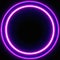 abstract cosmic round pink blue neon virtual energy glowing round dark